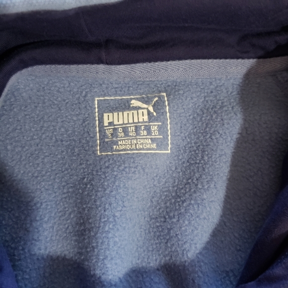 Puma Warm Cell Periwinkle Blue Pull-Over Hoodie - Picture 7 of 8
